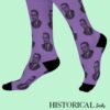 Malcolm X Socks Purple