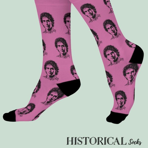 Ayrton Senna Socks Pink