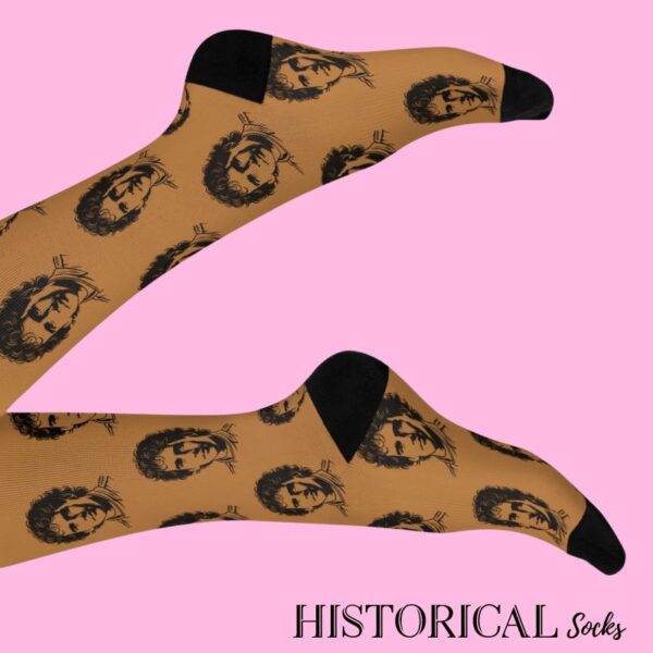 Ayrton Senna gift socks in brown
