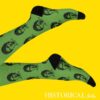 Green socks with Ayrton Senna prints