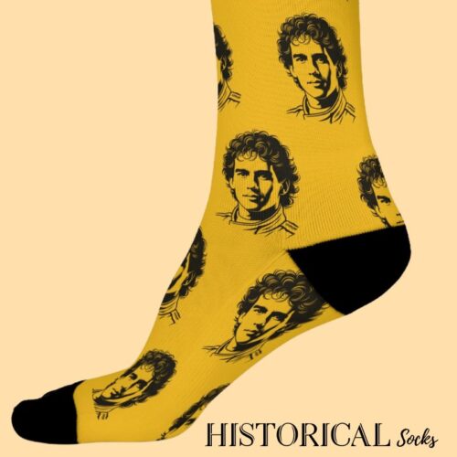 Ayrton Senna yellow socks