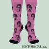 Pink socks Ayrton Senna front facing