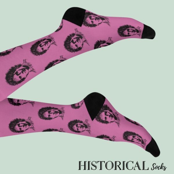 Pink socks of brazilian driver Ayrton Senna