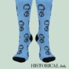 Friedrich Nietzsche Socks Blue-front