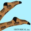 Stoic brown Seneca socks