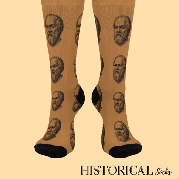 Socrates brown socks