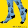 Martin Luther King Socks Blue