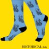 John Adams Socks Blue