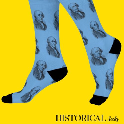 John Adams Socks Blue