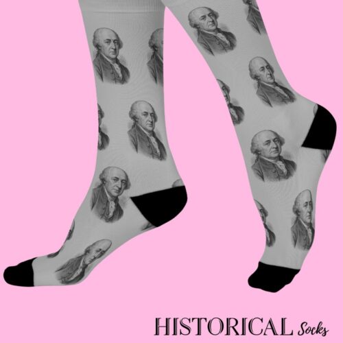 John Adams Socks Gray