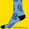 Benjamin Franklin blue socks