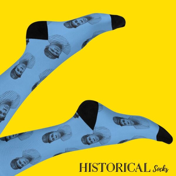 Blue Babe Ruth socks