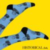 Blue Churchill socks