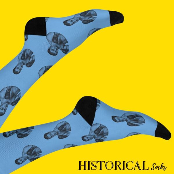 Blue socks Rocky Marciano