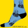 Blue Winston Churchill socks