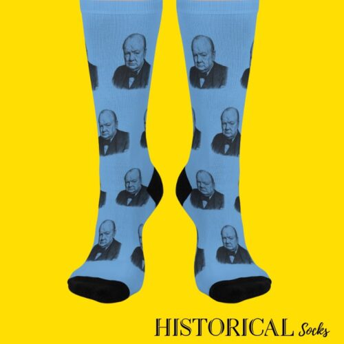 Churchill blue socks