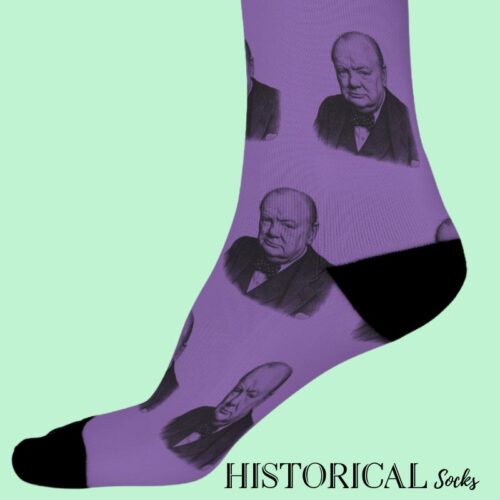 Churchilll Purple Socks