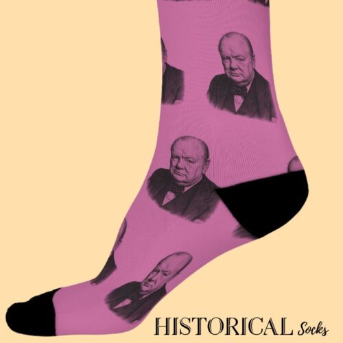 Churchill socks in pink