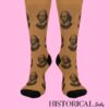 William Shakespeare socks in brown