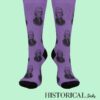 Front facing Thomas Jefferson socks