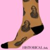Oscar Wilde Socks in Brown