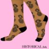Pancho Villa brown unisex socks