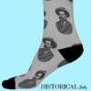 Pancho Villa Gray Socks close up