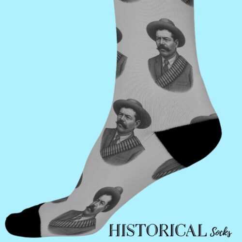 Pancho Villa Gray Socks close up