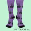 Purple Churchill socks