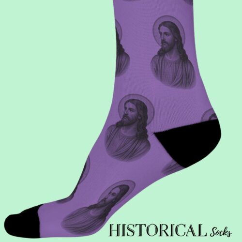 Purple Jesus Socks