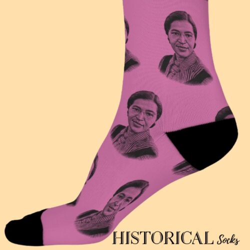 Rosa Parks gift pink socks