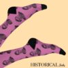 Rosa Parks socks in pink