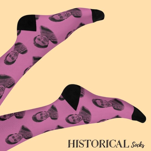 Rosa Parks socks in pink