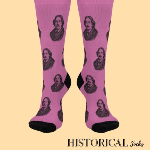 Socks in pink Oscar Wilde