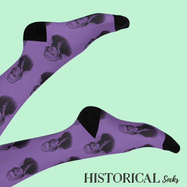 Thomas Jefferson purple socks