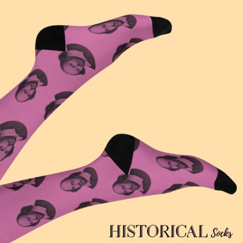 William Shakespeare Pink Socks