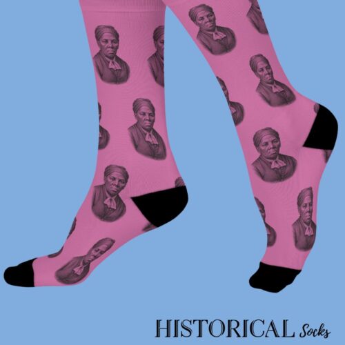 Harriet Tubman Socks Pink 