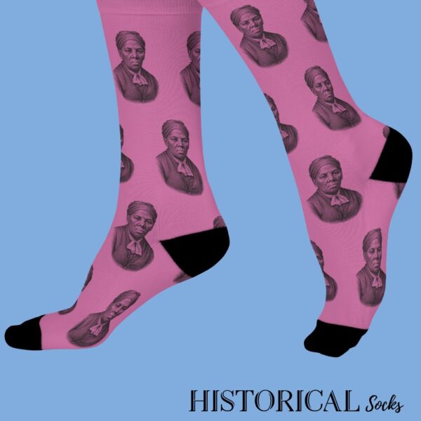 Harriet Tubman Socks Pink 