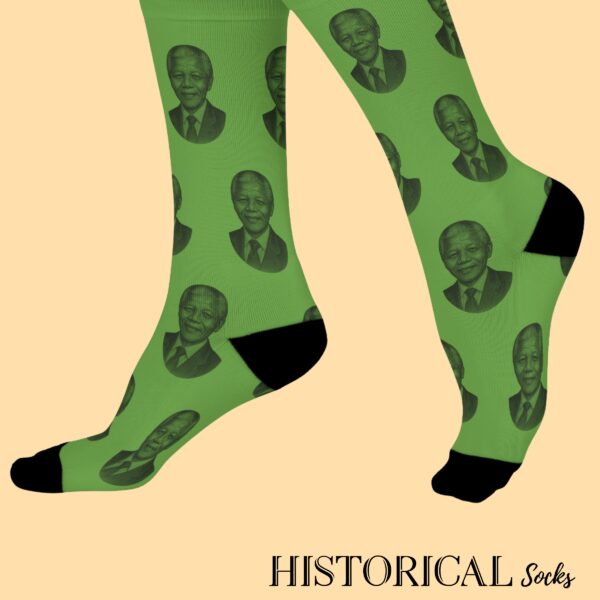 Nelson Mandela Socks Green