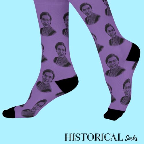 Rosa Parks Socks Purple