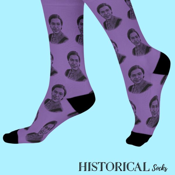Rosa Parks Socks Purple