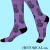 Harriet Tubman Socks Purple