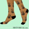 Alexander Hamilton Socks Brown