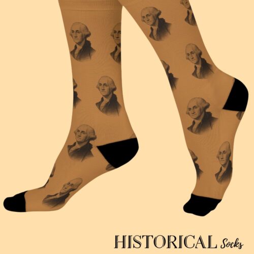 George Washington Socks Brown